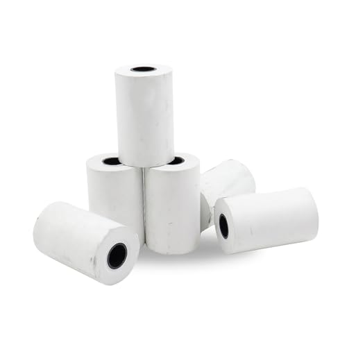 Image of Shreyans Thermal Receipt Paper Roll - 58mm(2 inch) x 15 Meter (Pack of 25)