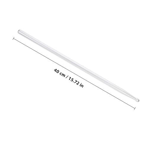 Baquetas para batería de aleación de aluminio con diseño pesado, agarre cómodo y color plata, modelo 5A, para principiantes y adultos miniatura 2