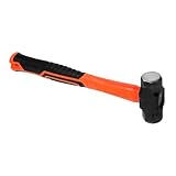 DOITOOL Heavy Duty Concrete Hammer with Ergonomic Fiber Handle, 1lb Metal Octagonal Sledge for Wall