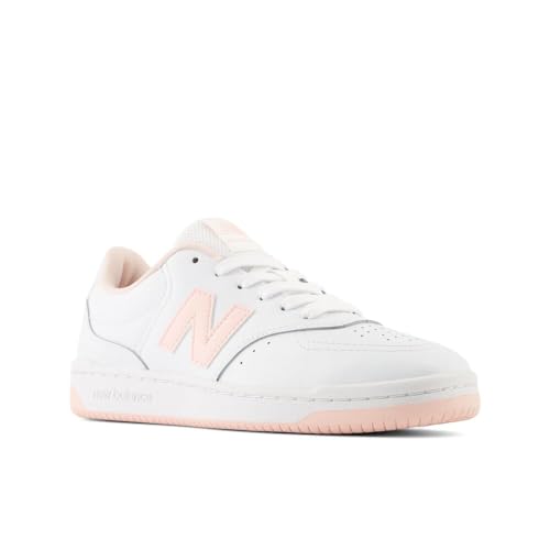 New Balance Women's BBW80 V1 Sneaker, White/Pink/0, 10