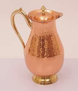 Carafe en cuivre pur 2L Maharaja SATYAEXPORTS pichet eau