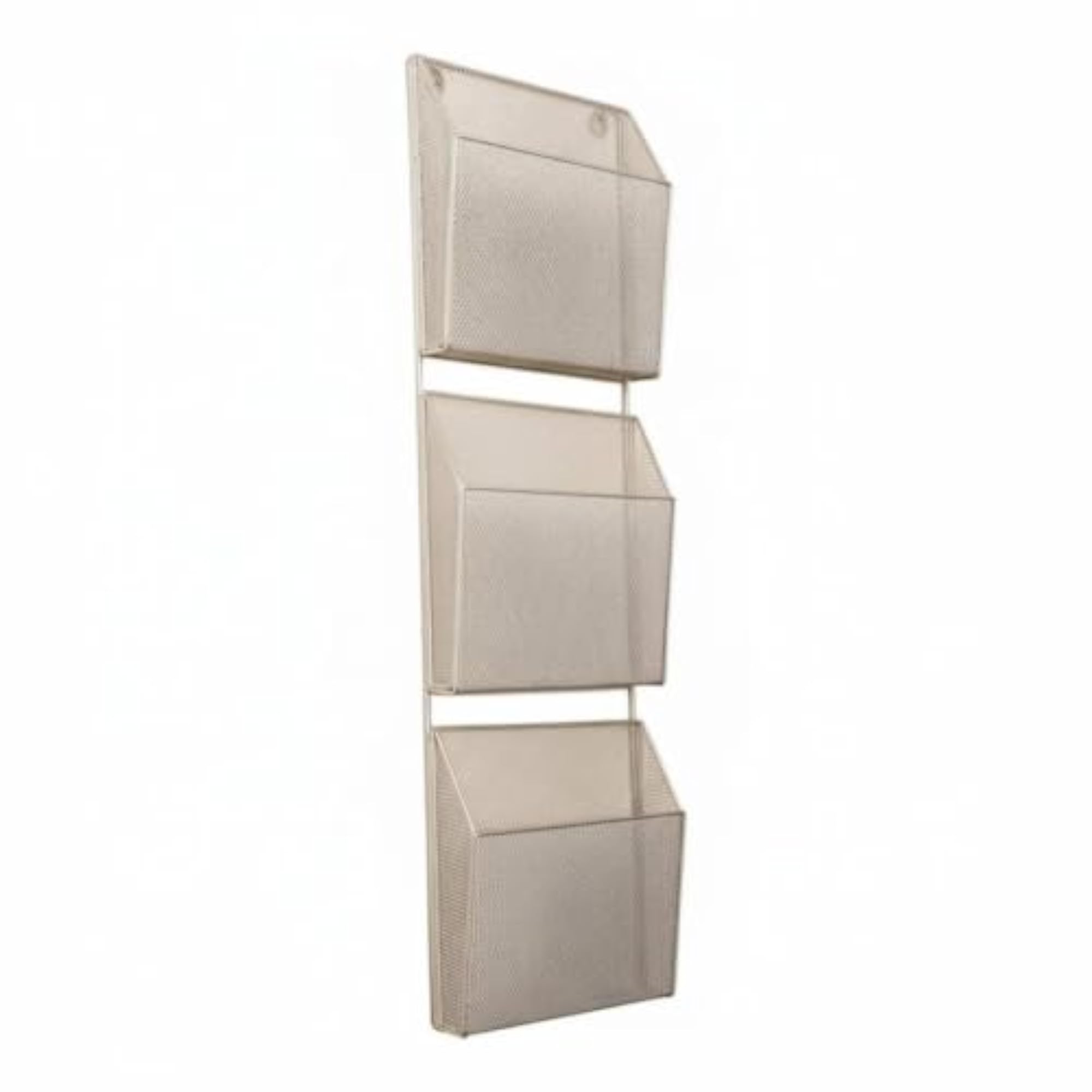 Wall-Mounted Wire Basket, Multi-Purpose Magazine Rack