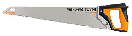 Fiskars Pro Handsäge für Holz, Laminat und PVC, Sägeblattlänge: 55 cm