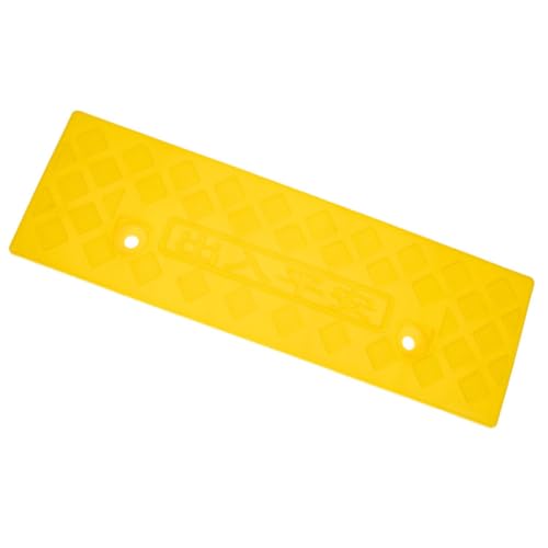 2 Piezas Rampas de Rueda de Coche de Goma 3 cm Altura Amarillas para Entrada y Umbral de Vehículo miniatura 1