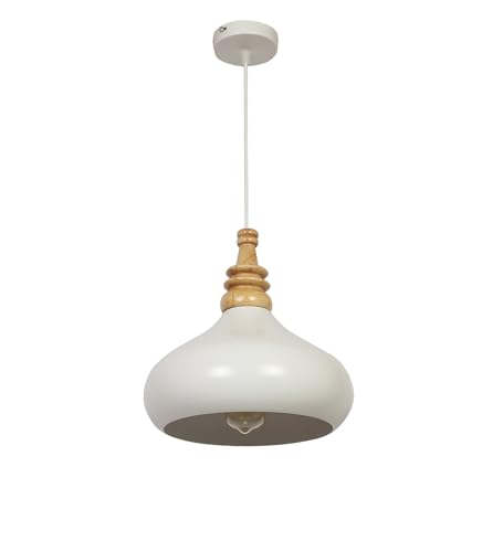 Image of MONI Lights Celling Hanging Light for Room, Table, Holl, Garden House Decoration Pendants Light of Pattern Aluminium White ML-056WHT(Pack of 2)