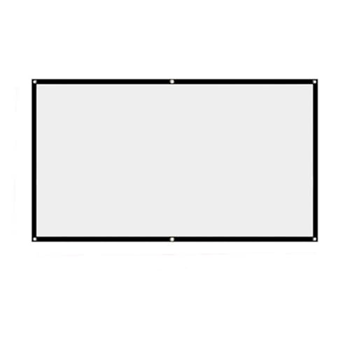 Projektorleinwand 150 Zoll 16:9 Tragbare HD Projektor Leinwand Indoor Outdoor HD Film Leinwand Tragbar Faltbar Projektionsvorhang Polyester für Projektor Heimkino