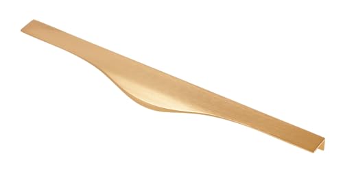 GTV – Tirador para muebles PICADO, tirador de borde de aluminio, herrajes modernos para muebles, tirador minimalista para armario, cómoda, cocina, incluye tornillos de montaje, diferentes longitudes