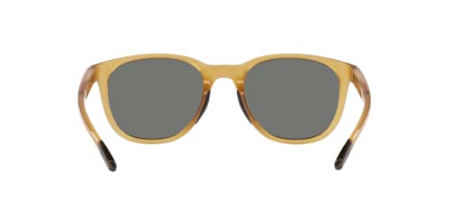 Native Man Sunglasses Topaz Crystal Frame, Grey Polarized Lenses, 54MM4