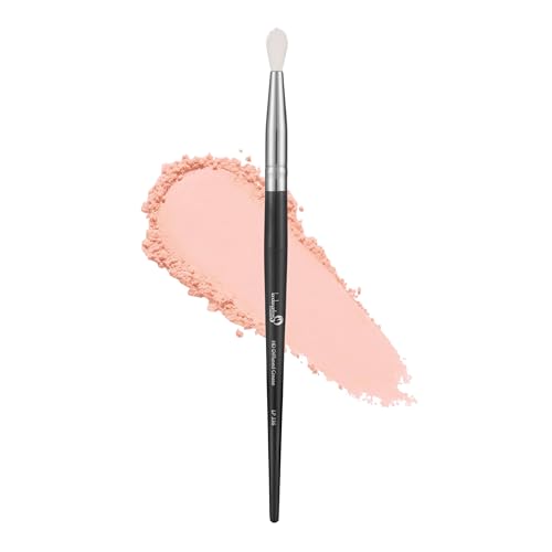 London Prime HD Diffused Crease Eye Brush – Flat Angled Brush for...