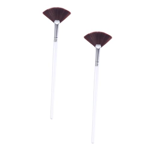 WOONEKY 2 Piezas Pinceles De Maquillaje Para Mascarilla Facial Brochas Aplicadoras De Mascarilla Pelo Sintético Herramientas Para Aplicar
