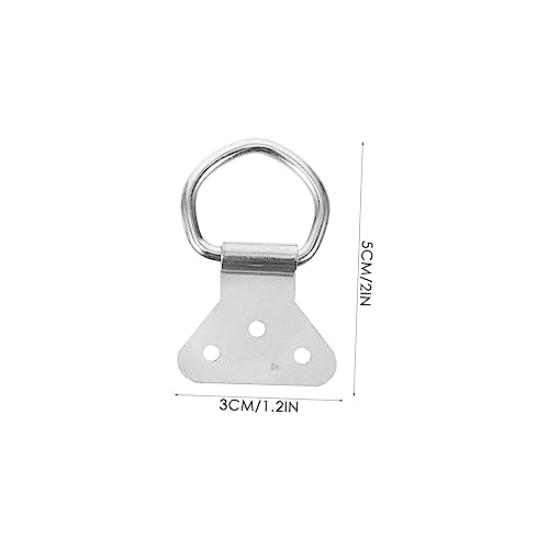 Image of Housoutil 30pcs Versatile Frame Hooks Picture Hangers d Rings Heavy Duty Wall Hangers for Decor