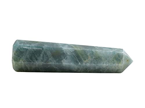 Image of Aquamarine Crystal Towers ~ Natural Healing Crystal Point Obelisk for Reiki Healing and Crystal Grid (2 inch to 3 inch INCH)