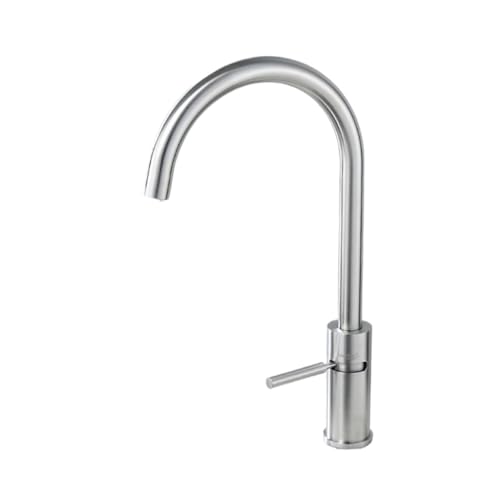 Mitigeur de cuisine à rotation 360 robinet évier gris durable