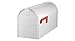 Gibraltar Mailboxes Elite Large Capacity Galvanized Steel White, Post-Mount Mailbox, E1600W00