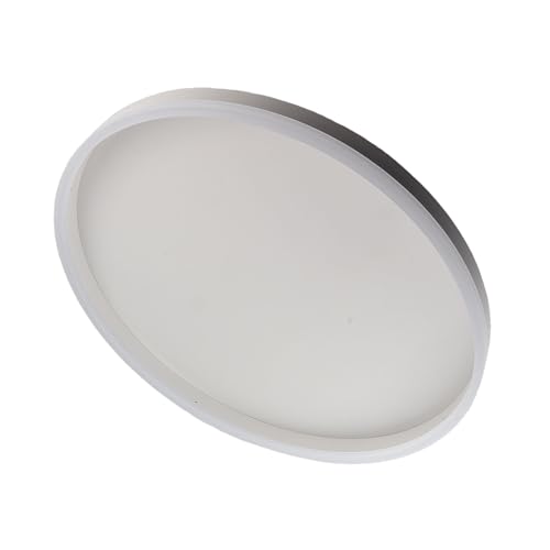 Dpofirs モダンなシーリングライト、調光可能なラウンドLEDフラッシュマウント器具、リモコンとAPP付き、リビングルーム、ベッドルーム、オフィス用 (白) [5]