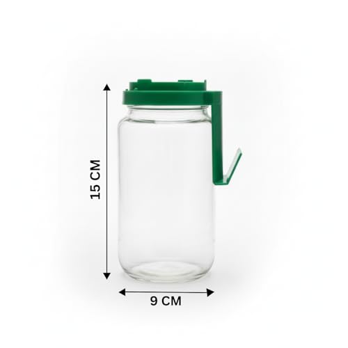 Image of Sprout Maker Glass Jar 720ml - Wide Mouth Seed Sprouter for Mung Bean, Chana & Lentils | BPA-Free Reusable Sprouting Jar for Kitchen & Microgreens.
