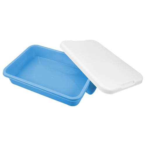 Toyvian Empty Sandbox Tray Portable Plastic Toy Storage Box Boys and Girls Outdoor Indoor Large Capacity Easy to Use Break Resistant