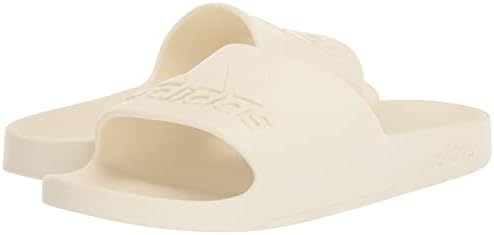 adidas Unisex Adilette Aqua Slide Sandal, Off White/Off White/Off White, 11 US Men | Image 6