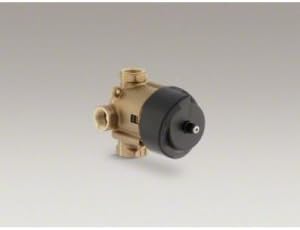 KOHLER 728-K-NA MasterShower 3/4" 2- or 3-Way Transfer Valve, Shower Valve, Single-Handle Operation, One 3/4" NPT Inlett Connection and three 1/2" NPT Outlet Conncections