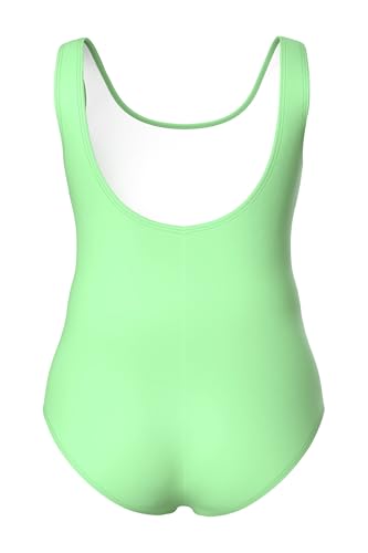 Ulla Popken Damen große Größen Übergrößen Plus Size Badeanzug, Pipings, Unterbrustband, Vorderfutter Kiwi 64 747874436-64 4