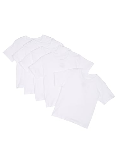 Tahari Boy 5-Pack Toddler T-Shirt Undershirt, White, 2T-3T