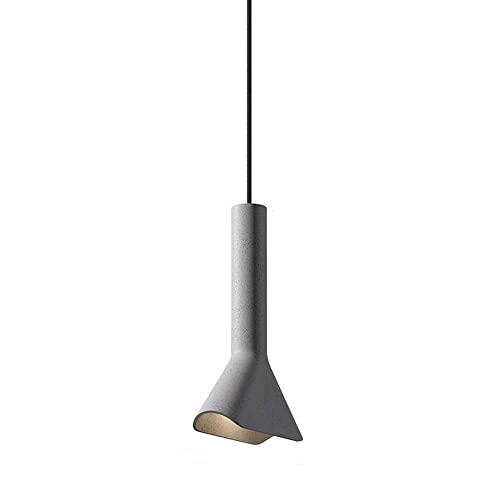 Suspension béton E27 luminaire industriel pour îlot de cuisine