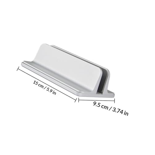 Soporte vertical para laptop de aleación de aluminio ajustable miniatura 2