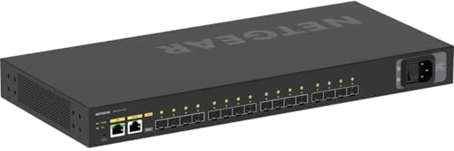 Image of NETGEAR AV Line M4250-16XF 16 Port Switch XSM4216F | L3 Managed | 16x10G SFP+ | 320 Gbps Switching Capacity | Rack-Mountable | Cloud Care's 3 Year Warranty SupportPlus Included