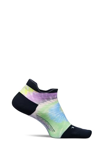 Image of Feetures Elite Light Cushion No Show Tab Sock Wave