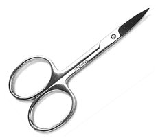 Forbicine per unghie punte curve in Acciaio Inox