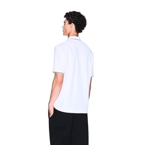 Polo Armani Exchange manches courtes col 3 boutons haut de mode homme