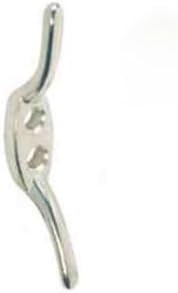 Silver Chrome Cleat Curtain Blind Cord Hook