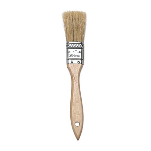 Pastry Brush with Natural Boar Bristle - Basting Oil Brush ...