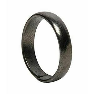 Handcrafted Pure Saturn Iron Ring Shani Real Black Horse Shoe Ring4