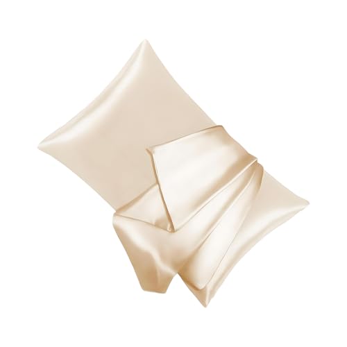 シルク枕カバー, 柔らかく 美しい 睡眠 の ための マルベリー シルク, 肌の健康 サテン枕カバー, 家庭用 旅行用 寝室用 寮用 女性向け 女の子向け 母向け 妻向け 睡眠用 ヘアケア用 新居祝い用