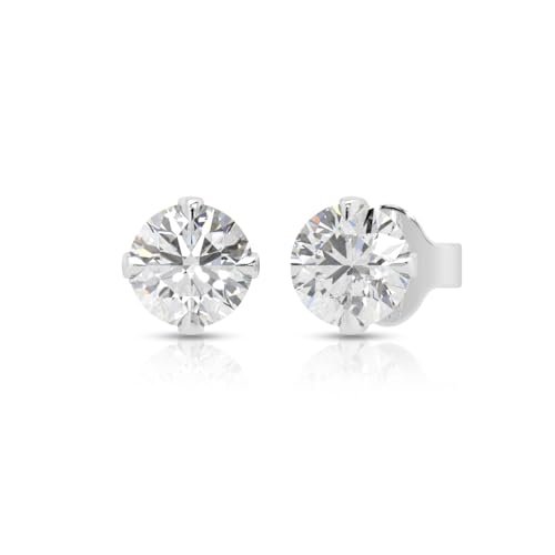 Image of 925 Sterling Silver Earrings for Women & Woman | Stud Earrings for Women | Daily Wear Silver Jewellery | Gift for Wife, Girlfriend, Mother, Sister | Rakhi Gift for Sister