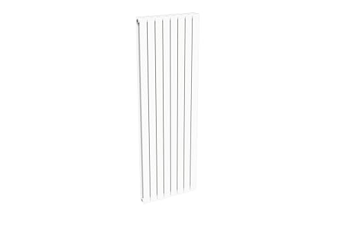Radiateur blanc mural eau chaude vertical acier double lame |