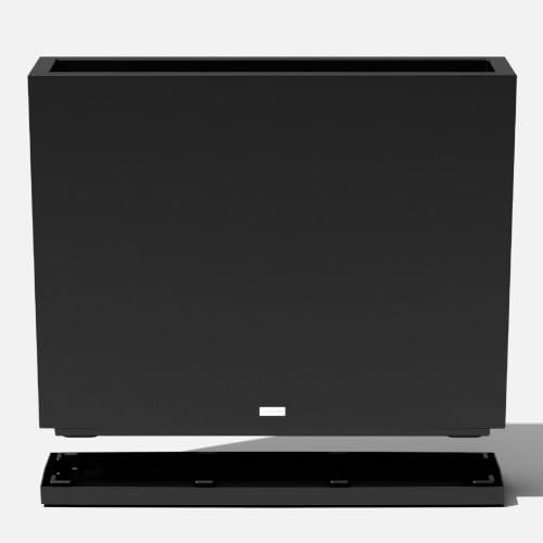 Image of Veradek Block Series Span Planter & Drip Tray - Rectangular Outdoor Planter