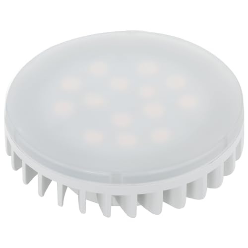 EGLO GX53 LED Lampe, Reflektor Glühbirne, 4,9 Watt (entspricht 40 Watt), 470 Lumen, Leuchtmittel warmweiß, 3000 K, Reflektorlampe, Ø 7,4 cm