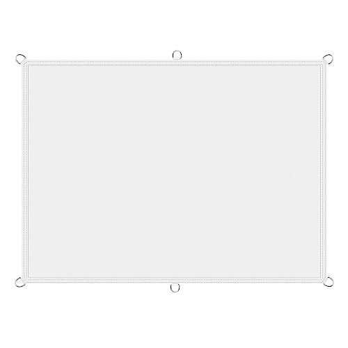 Toile d'ombrage rectangulaire pour protéger les fleurs de la chaleur
