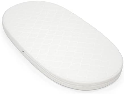 Stokke Sleepi Mattress, White – Four Layers of Breathable 3D Mesh for Safe Sleep – Offers Comfort & Support for Children – Washable