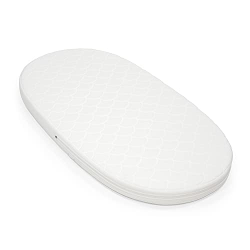 Image of Stokke Sleepi Mattress, White - Four Layers of Breathable 3D Mesh for Safe Sleep - Offers Comfort & Support for Children - Washable