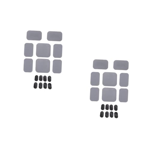 POPETPOP 16pcs Motorcycle Inner Pads Grey Cushion for Bike Safety Washable Easy Installation Comfortable Liner for Outdoor Cycling Gear