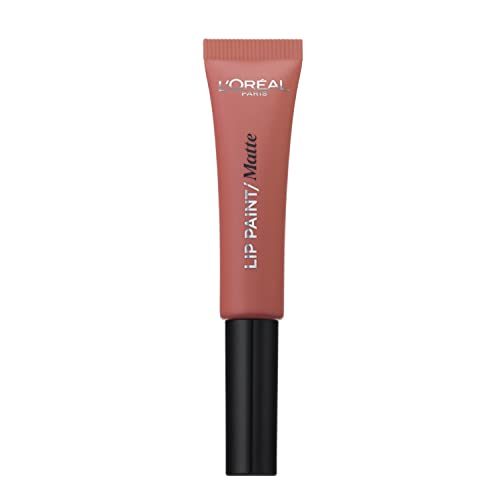 Labios, Beauty L'Oreal Paris Labial Liquido Mate Infallible, Paint 201, 8 ml