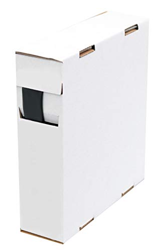Gaine thermorétractable Gaine isolante Haute qualité 2:1 (D=4,8mm/d=2,4mm) Longueur 12 m Noir dans une boîte distributrice pratique Cover