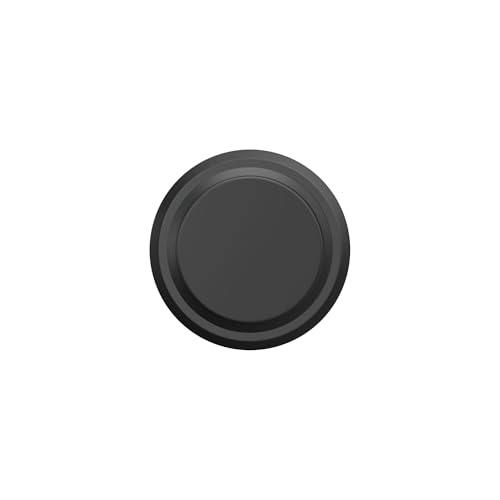 Image of Schlage F170 BWE 622 GSN Bowery Door Knob with Greyson Trim, One Sided Non-Turning Dummy Door Handle, Matte Black