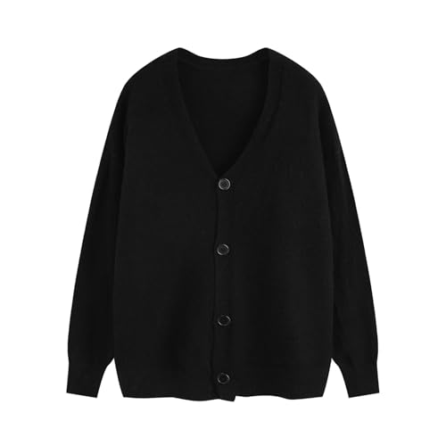 Men's Single-Breasted V-Neck Knit Cardigan – Casual Long Sleeve Stretch Sweater Stylish Outfit4