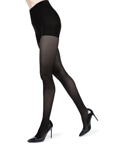 Image of MeMoi Semi-Opaque Tights, Comfortable and Lightweight Control Top Tights, 40 Deneir - Sizes Small to Q2