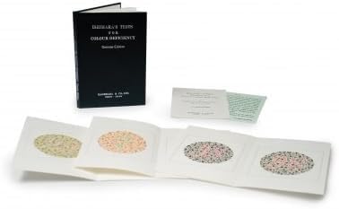Carence de couleur test Ishihara avec le livre de dépistage #1257