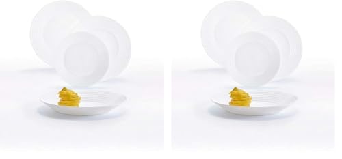 Luminarc Harena Vajilla Opal 18 Piezas - 6 Personas (Paquete de 2)